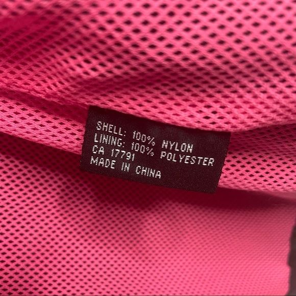 Superdry Japan Women's Zip Up Black Pink Windcheater Windbreaker Jacket Size M - Picture 5 of 10